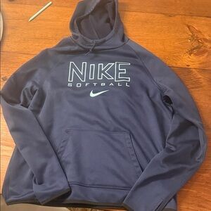 Nike Men's Blue Softball Hoodie